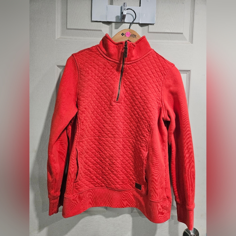L.L. Bean Red Coral Pullover